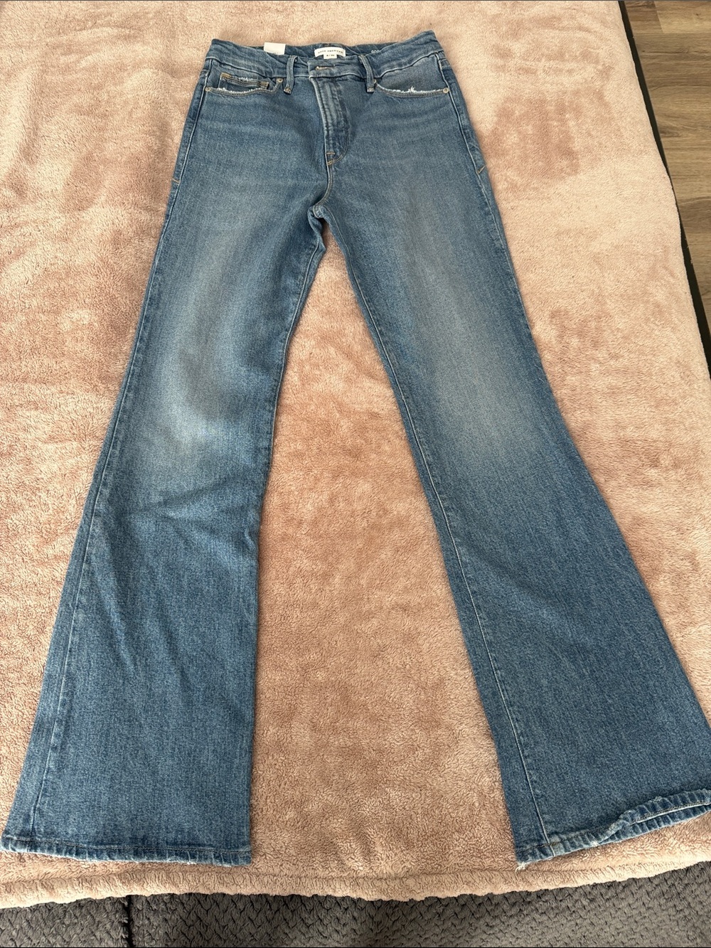 Good American Medium Blue Bootcut Jeans